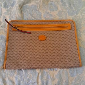 Authentic Vintage Gucci Document Folder Italy